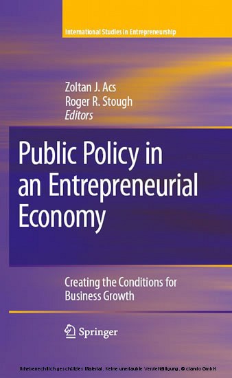 Public Policy in an Entrepreneurial Economy main product photo