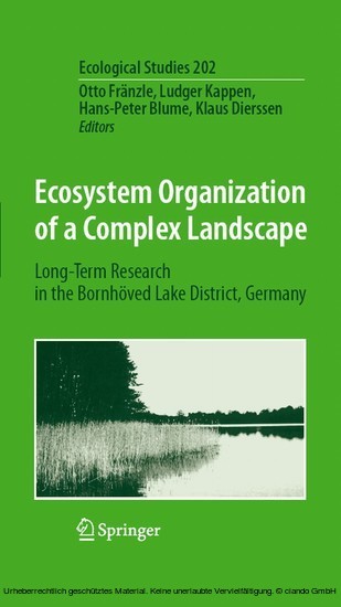 Ecosystem Organization of a Complex Landscape main product photo
