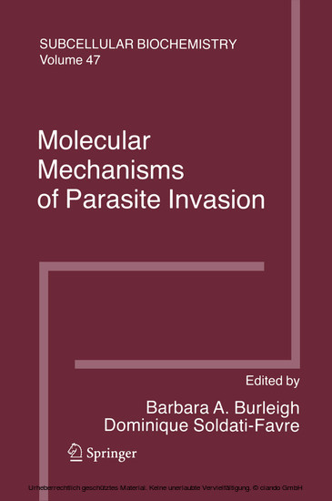 Molecular Mechanisms of Parasite Invasion main product photo