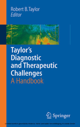 Taylor's Diagnostic and Therapeutic Challenges