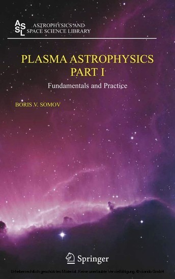 Plasma Astrophysics, Part I main product photo