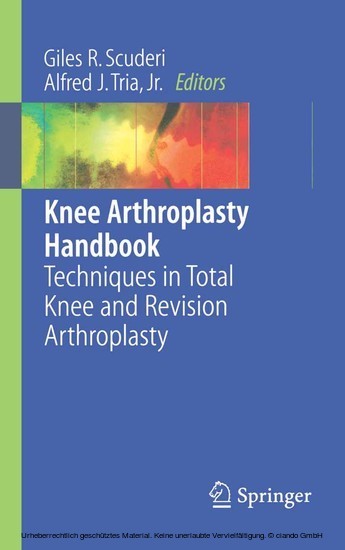 Knee Arthroplasty Handbook main product photo