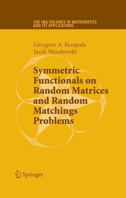 Symmetric Functionals on Random Matrices and Random Matchings Problems main product photo