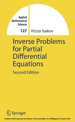 Inverse Problems for Partial Differential Equations