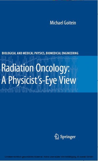 Radiation Oncology: A Physicist's-Eye View main product photo