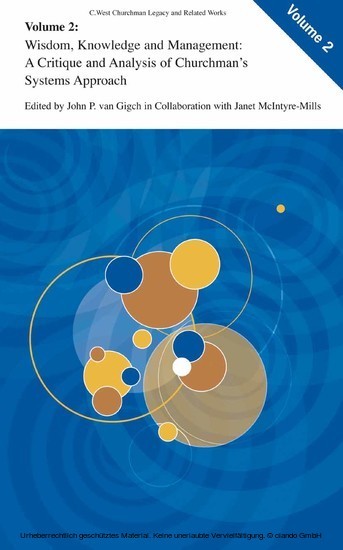Wisdom, Knowledge, and Management: main product photo