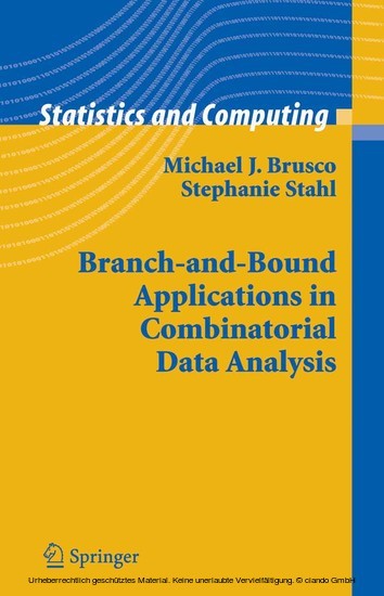 Branch-and-Bound Applications in Combinatorial Data Analysis main product photo