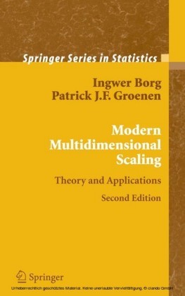 Modern Multidimensional Scaling