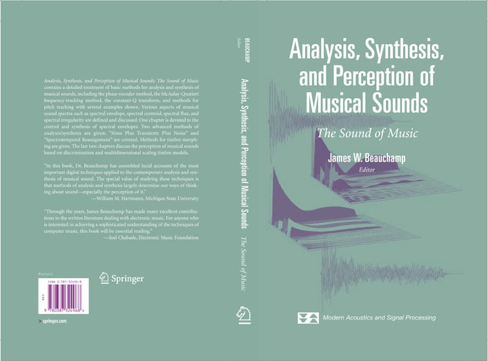 Analysis, Synthesis, and Perception of Musical Sounds main product photo