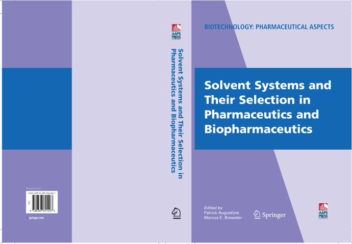 Solvent Systems and Their Selection in Pharmaceutics and Biopharmaceutics main product photo