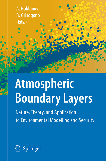 Atmospheric Boundary Layers main product photo