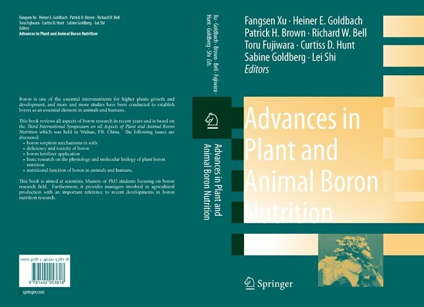 Advances in Plant and Animal Boron Nutrition main product photo