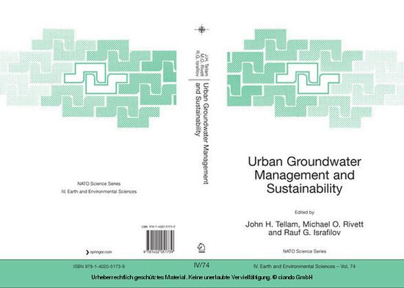 Urban Groundwater Management and Sustainability main product photo