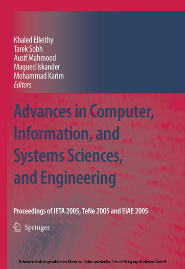 Advances in Computer, Information, and Systems Sciences, and Engineering main product photo