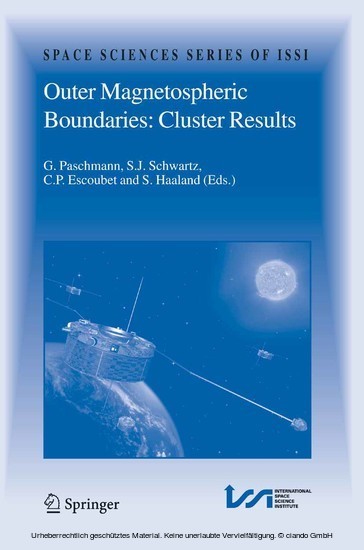 Outer Magnetospheric Boundaries: Cluster Results main product photo