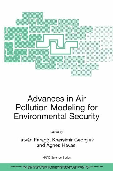 Advances in Air Pollution Modeling for Environmental Security main product photo
