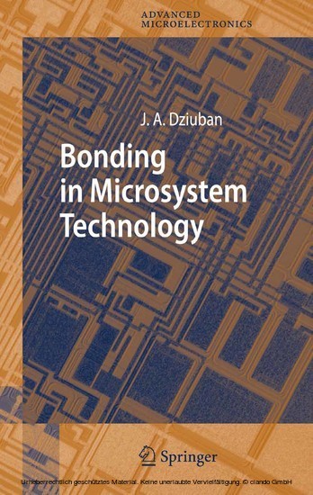 Bonding in Microsystem Technology main product photo