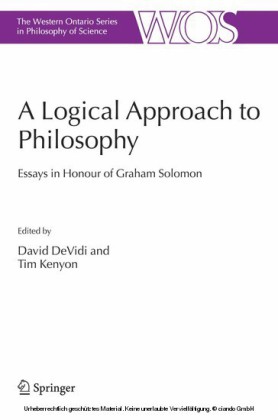 A Logical Approach to Philosophy
