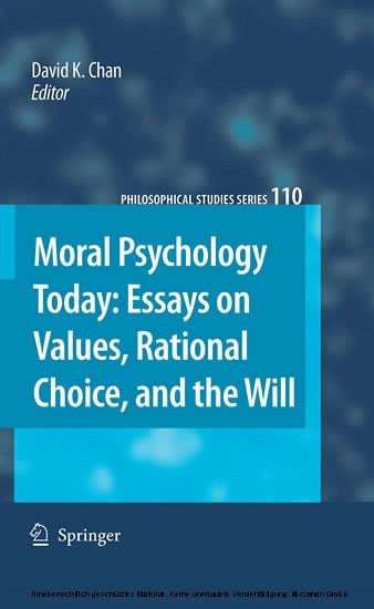 Moral Psychology Today main product photo