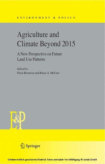 Agriculture and Climate Beyond 2015 main product photo
