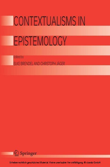 Contextualisms in Epistemology main product photo