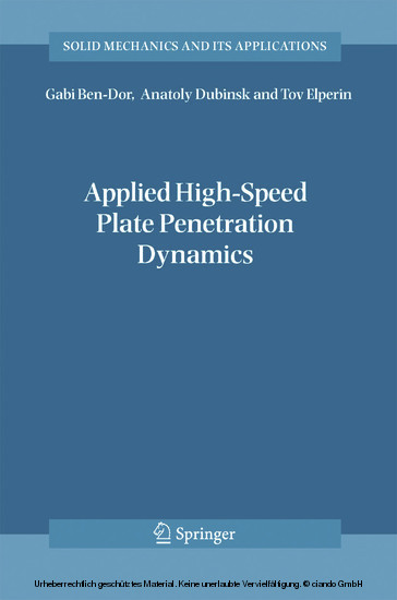 Applied High-Speed Plate Penetration Dynamics main product photo
