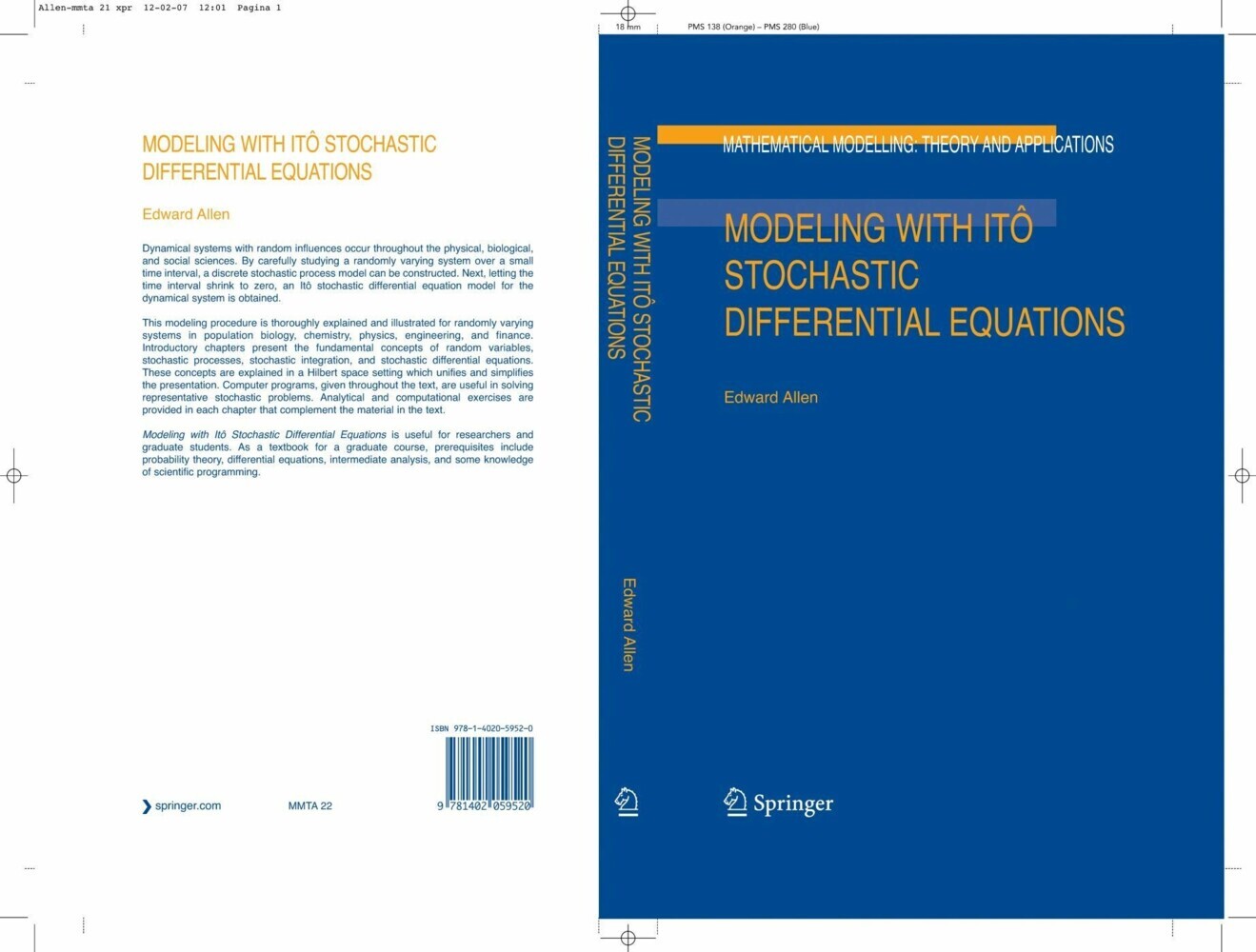 Modeling with Itô Stochastic Differential Equations main product photo