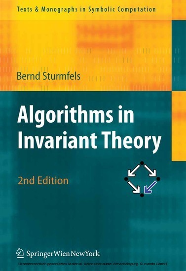Algorithms in Invariant Theory main product photo