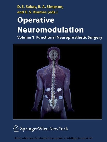 Operative Neuromodulation. Vol.1 main product photo