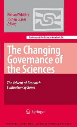 The Changing Governance of the Sciences