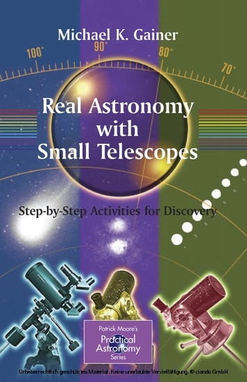 Real Astronomy with Small Telescopes main product photo