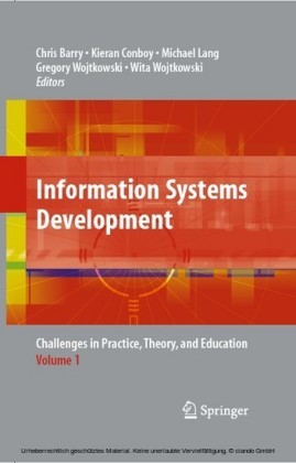 Information Systems Development. Vol.1