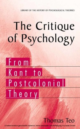 The Critique of Psychology