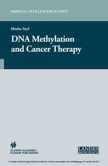 DNA Methylation and Cancer Therapy main product photo