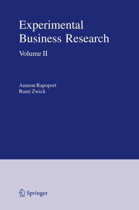 Experimental Business Research. Vol.II
