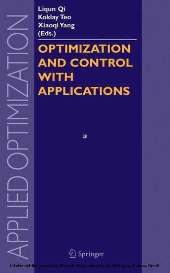 Optimization and Control with Applications main product photo