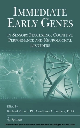 Immediate Early Genes in Sensory Processing, Cognitive Performance and Neurological Disorders