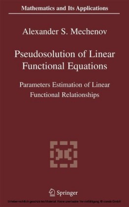 Pseudosolution of Linear Functional Equations