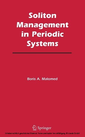 Soliton Management in Periodic Systems main product photo
