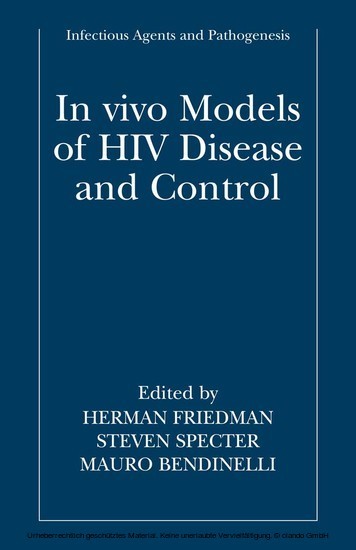 In vivo Models of HIV Disease and Control main product photo