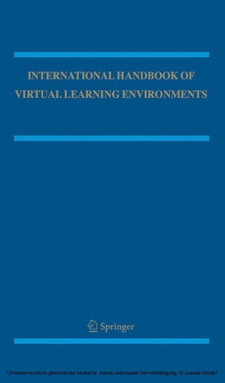 International Handbook of Virtual Learning Environments main product photo