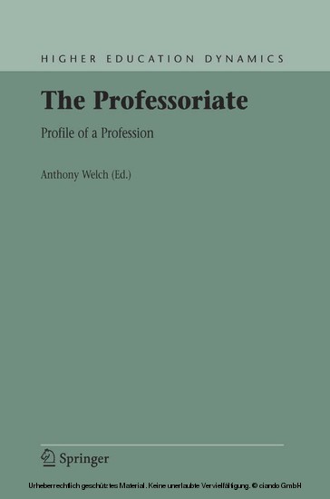 The Professoriate - Profile of a Profession main product photo