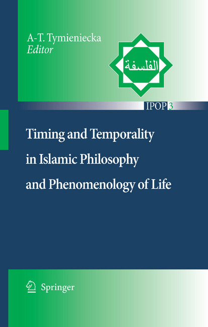 Timing and Temporality in Islamic Philosophy and Phenomenology of Life main product photo