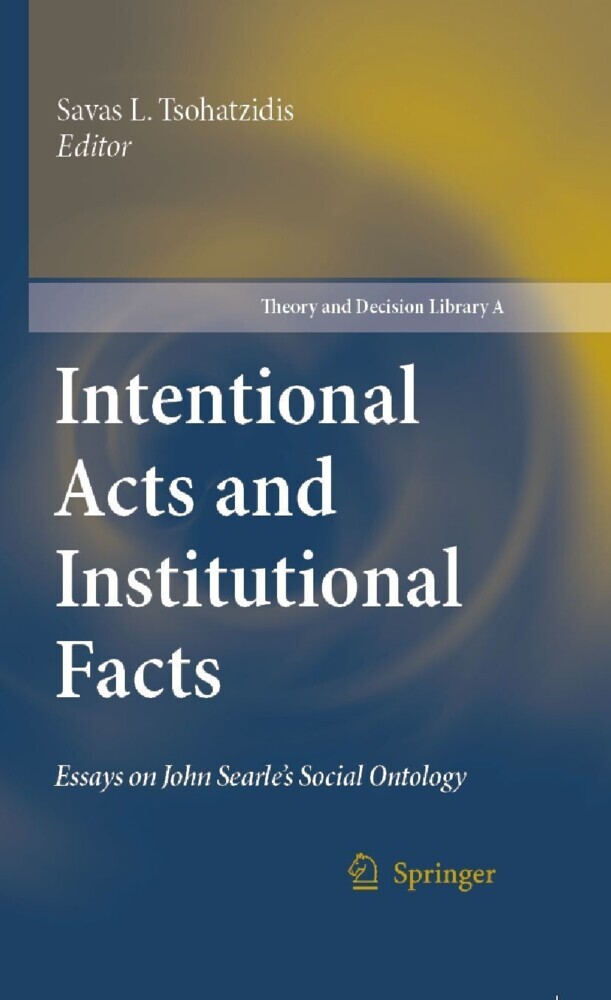 Intentional Acts and Institutional Facts main product photo