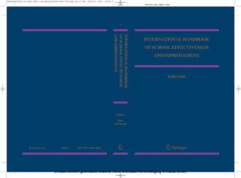 International Handbook of School Effectiveness and Improvement