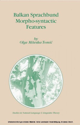 Balkan Sprachbund Morpho-Syntactic Features