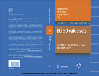 EQ-5D Value Sets: Inventory, Comparative Review and User Guide