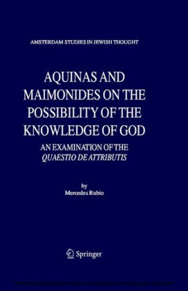 Aquinas and Maimonides on the Possibility of the Knowledge of God