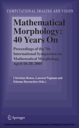 Mathematical Morphology: 40 Years On