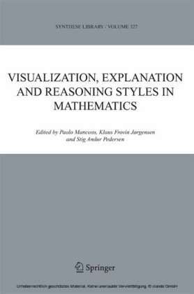 Visualization, Explanation and Reasoning Styles in Mathematics